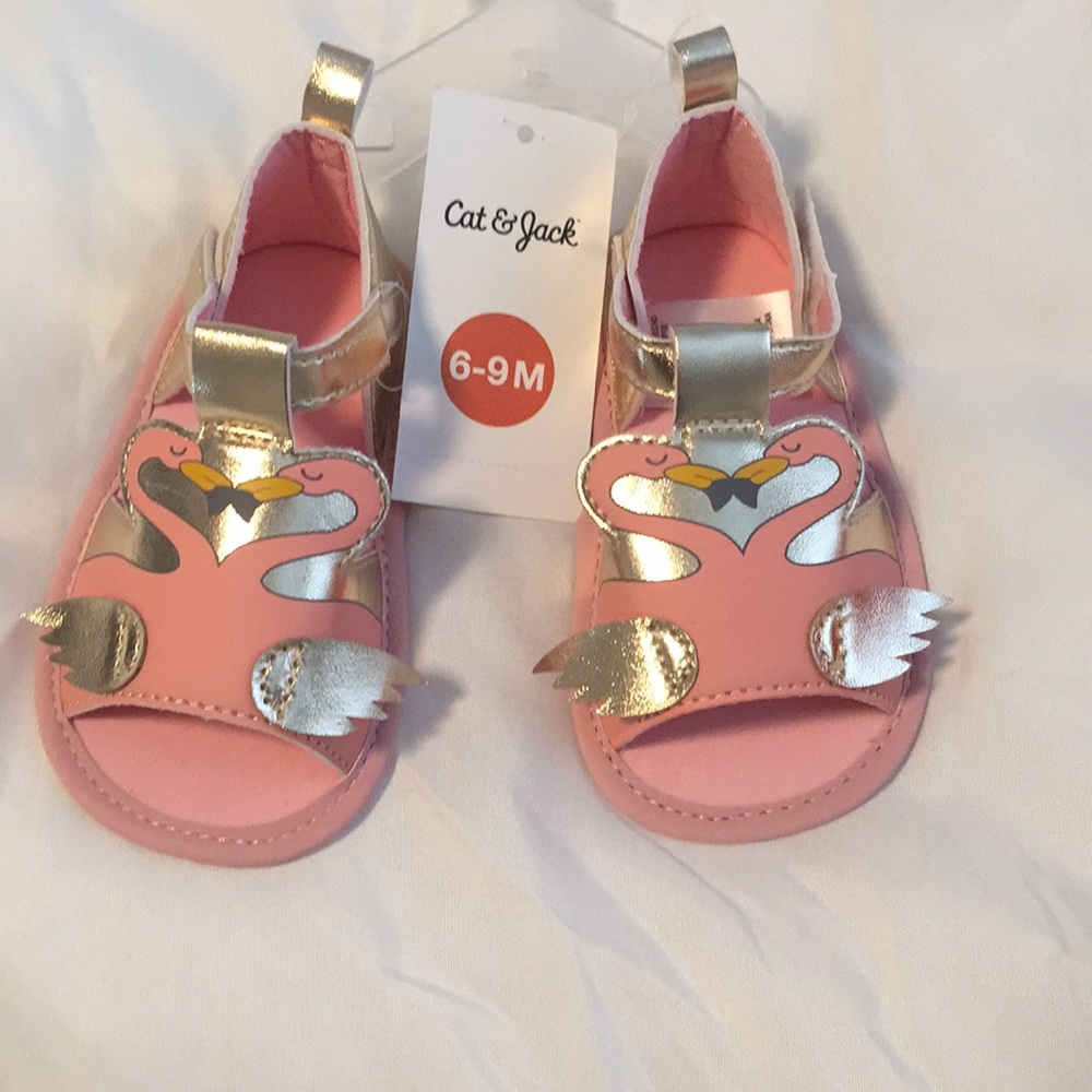 Cute flamingo sandals